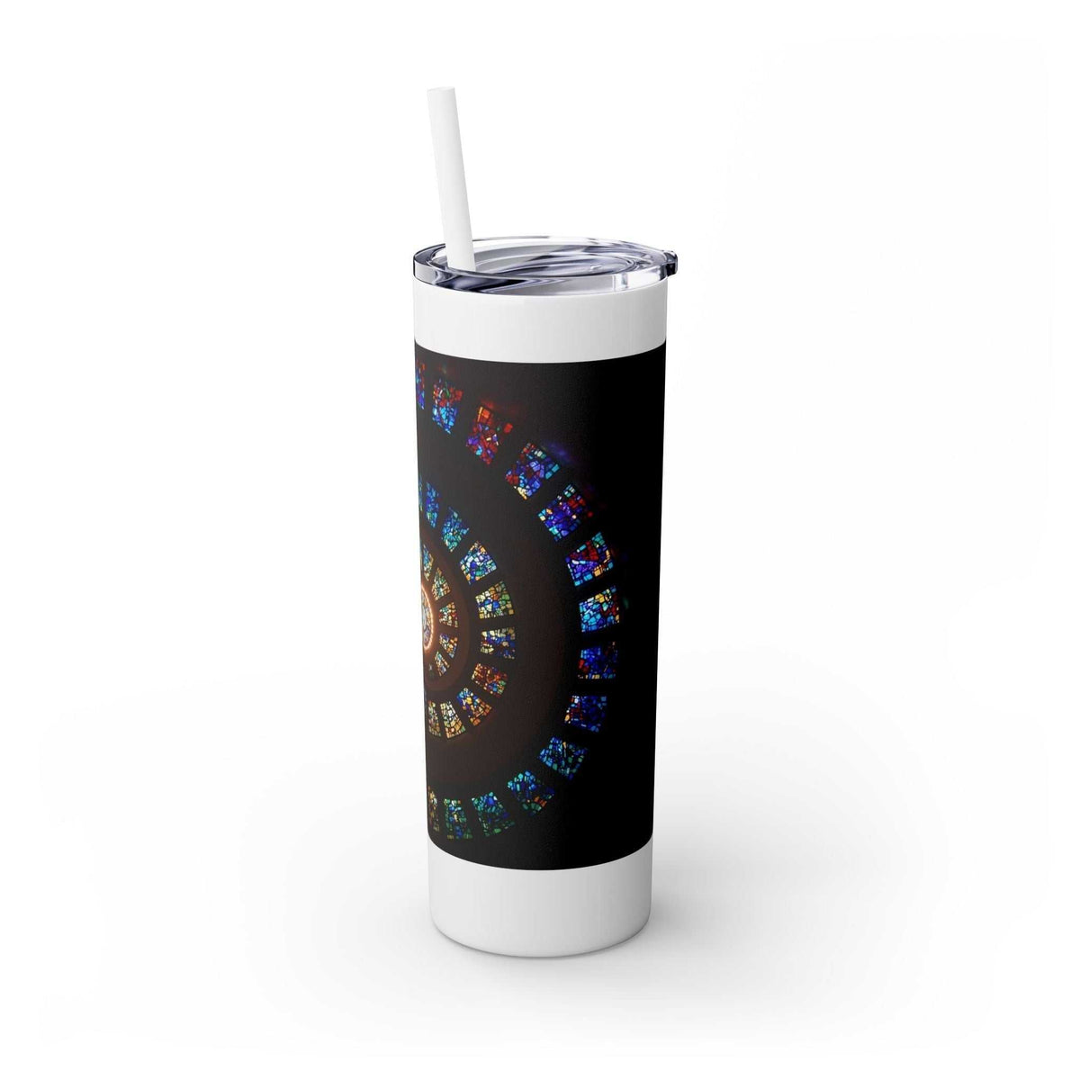 The Maars personalized skinny tumbler with straw