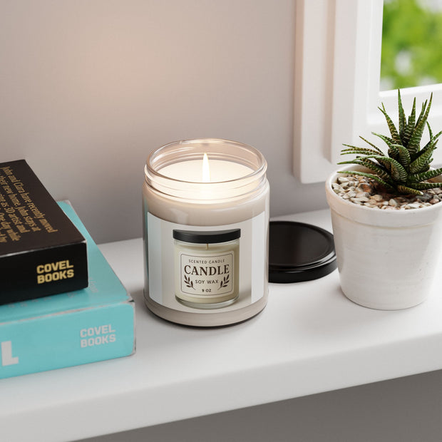 Scented Soy Candle - Relaxing Home Décor, Gift for Her, Aromatherapy, Eco-Friendly, White Lavender Aroma