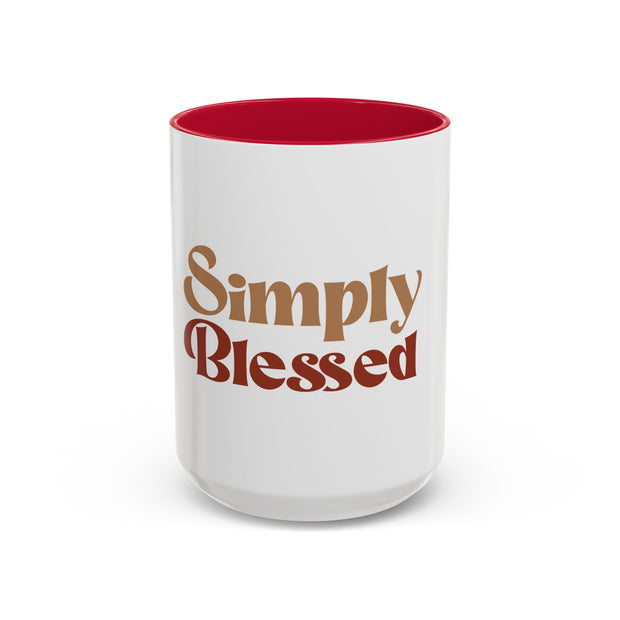 Simply Blessed Colorful Coffee Mug - 11oz & 15oz
