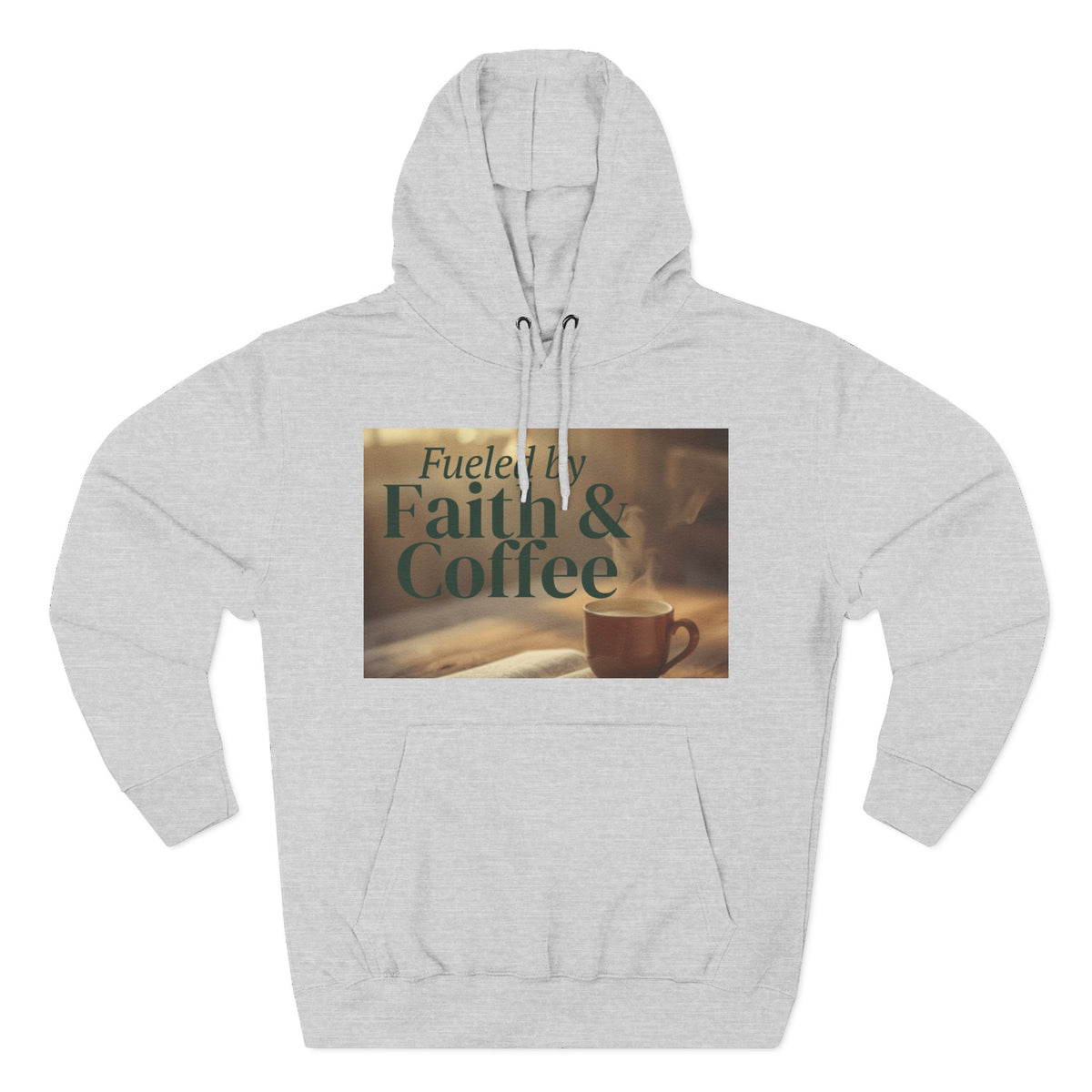 Faith Coffee Hoodie – Fueled by Faith & Coffee Pullover