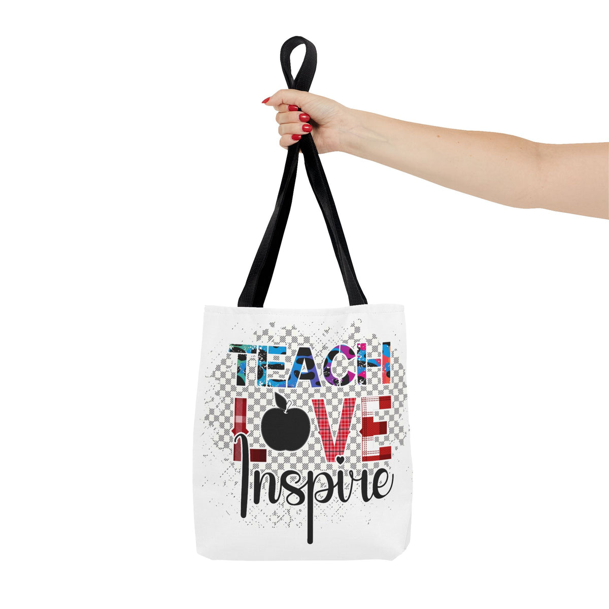Teach Love Inspire Tote Bag — Teacher Appreciation Classroom Gift