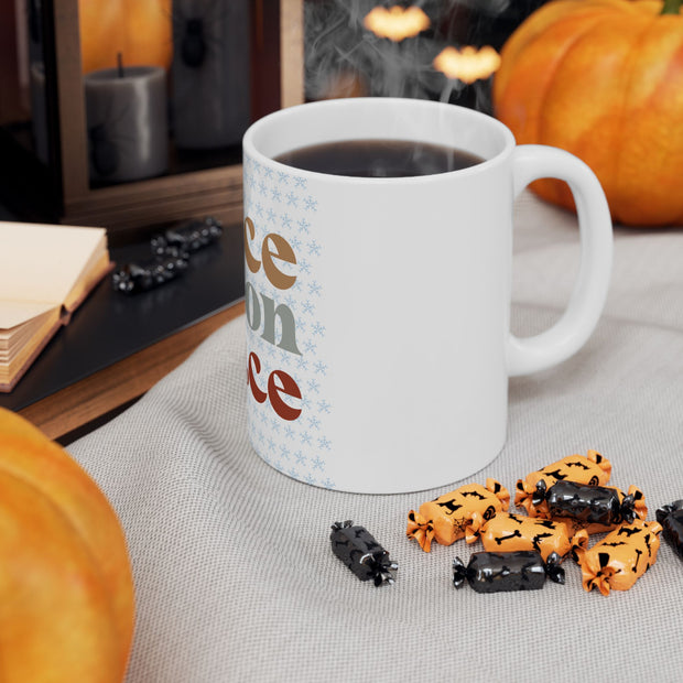 Grace Upon Grace Ceramic Mug - Perfect Gift for Winter & Holiday Celebrations