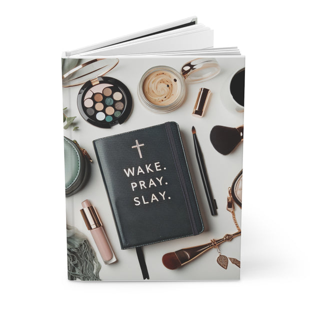 Inspiring Hardcover Journal for Daily Reflection, Wake Pray Slay Note-taking, Perfect Gift for Writers, Students, and Dreamers, [...]