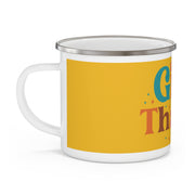 Give Thanks Enamel Camping Mug