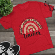 Leopard Print Teacher Tee, Inspirational Teacher Shirt, Gift for Educators, Back to School Outfit, Classroom Apparel, Unisex Shirt