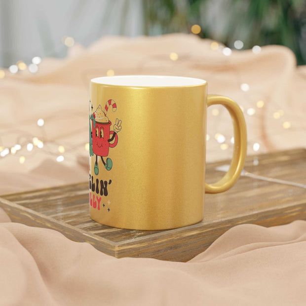 Metallic Mug (Silver\Gold) Holiday Mug