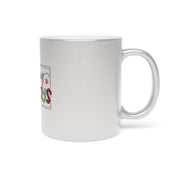 Metallic Mug (Silver\Gold)- Happy Pawlidays