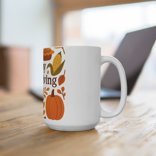 Thanksgiving Coffee Mug - Fall Decor, Autumn Gift, Holiday Drinkware, Seasonal Home Essential, Festive Kitchenware