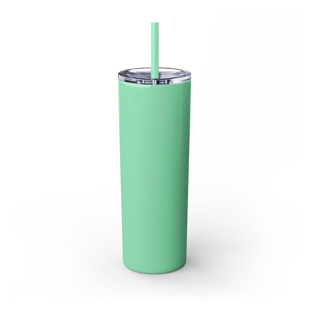 Thanksgiving Skinny Tumbler with Straw, 20oz - Festive Drinkware for Fall Celebrations, Reusable Travel Mug, Fall Decor Gift, Holiday [...]
