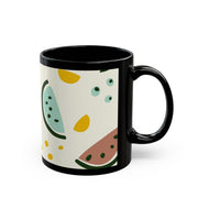 Watermelon Design 11oz Black Mug