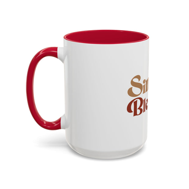 Simply Blessed Colorful Coffee Mug - 11oz & 15oz