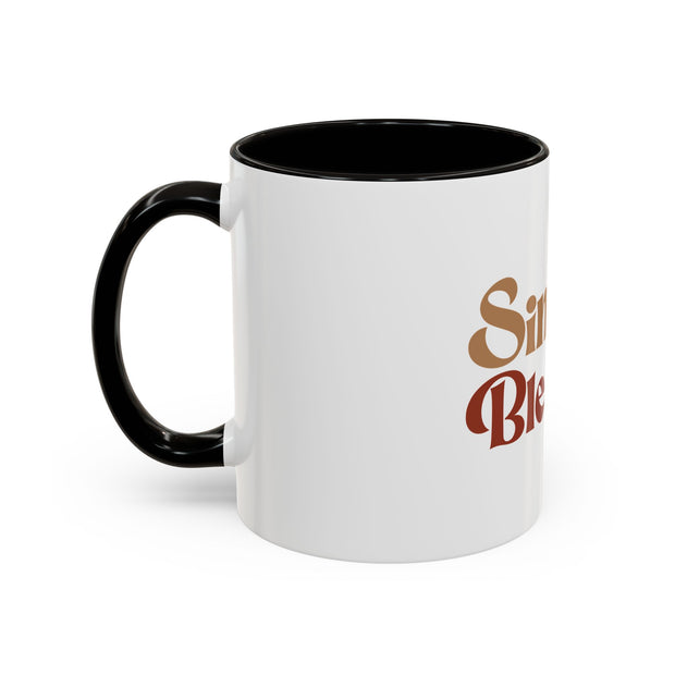 Simply Blessed Colorful Coffee Mug - 11oz & 15oz