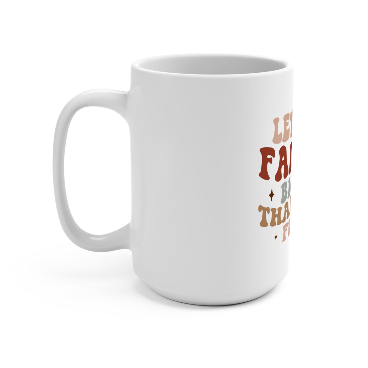 White Ceramic Mug 15oz-