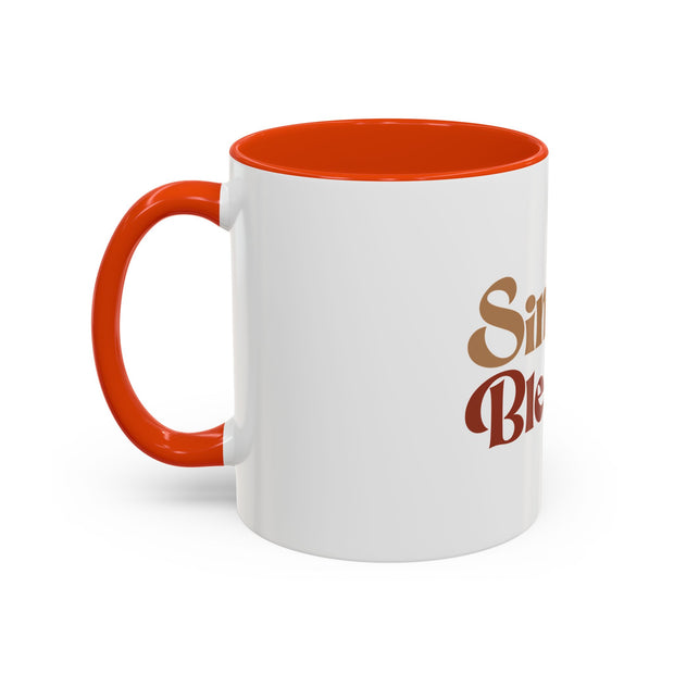 Simply Blessed Colorful Coffee Mug - 11oz & 15oz