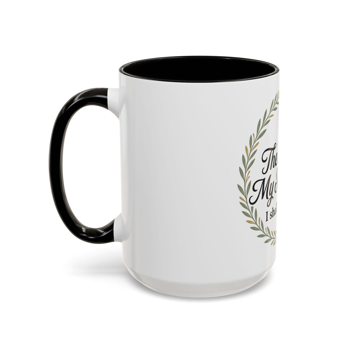 Christian Mug — "The Lord Is My Shepherd, I Shall Not Want" Inspirational Coffee Cup