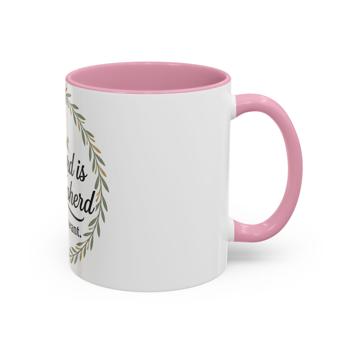 Christian Mug — "The Lord Is My Shepherd, I Shall Not Want" Inspirational Coffee Cup