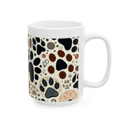 Paw Print Ceramic Mug