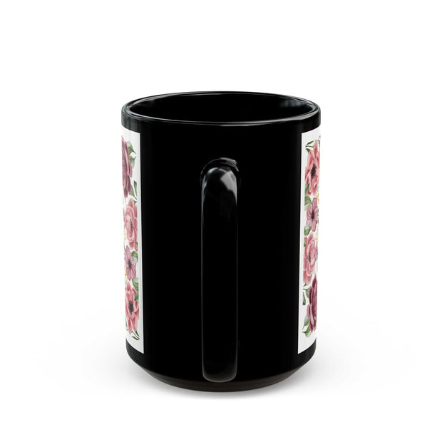 Black Mug (11oz, 15oz)-My Soul is Fed with Needle and Thread