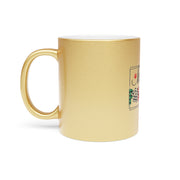 Metallic Mug (Silver\Gold)- Happy Pawlidays