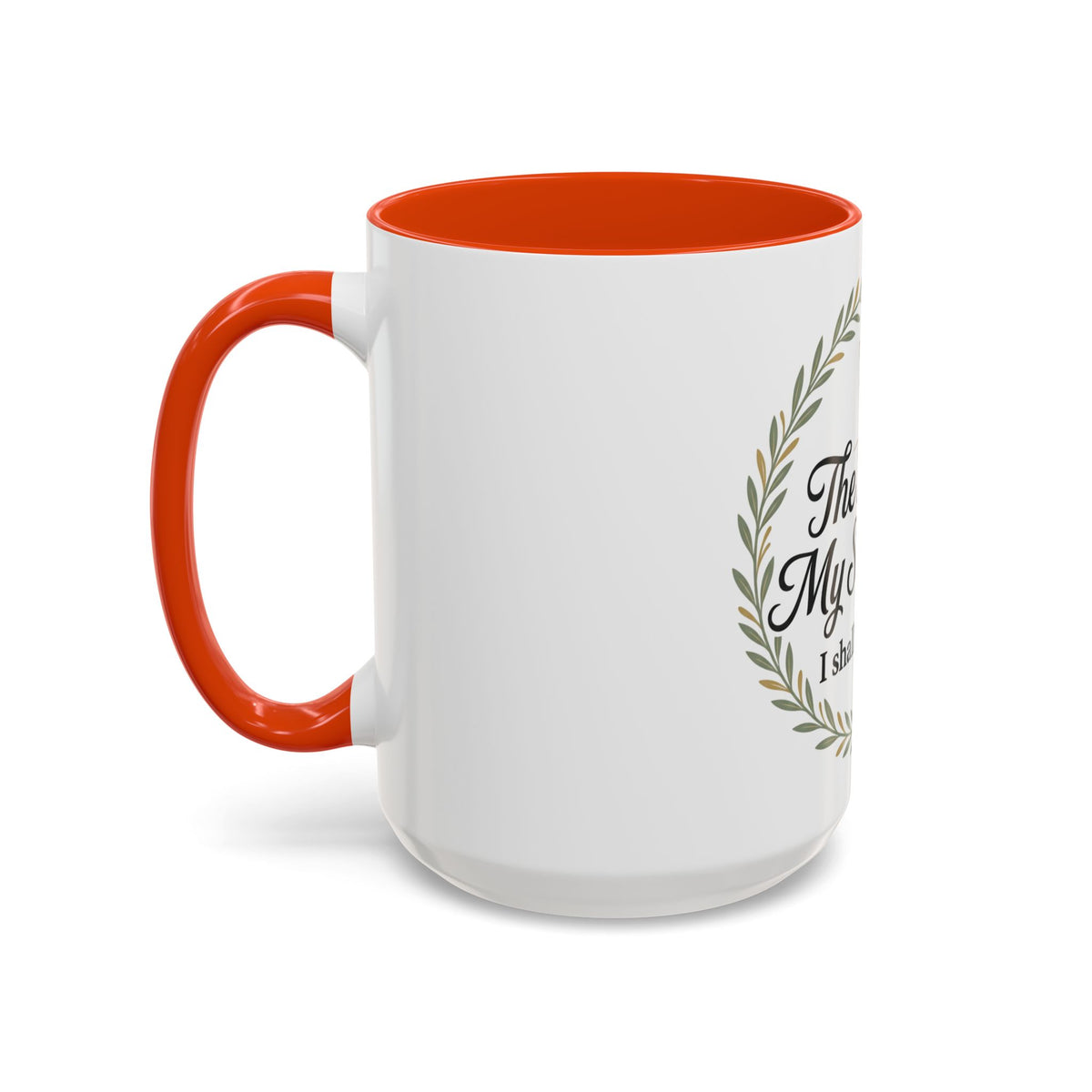 Christian Mug — "The Lord Is My Shepherd, I Shall Not Want" Inspirational Coffee Cup