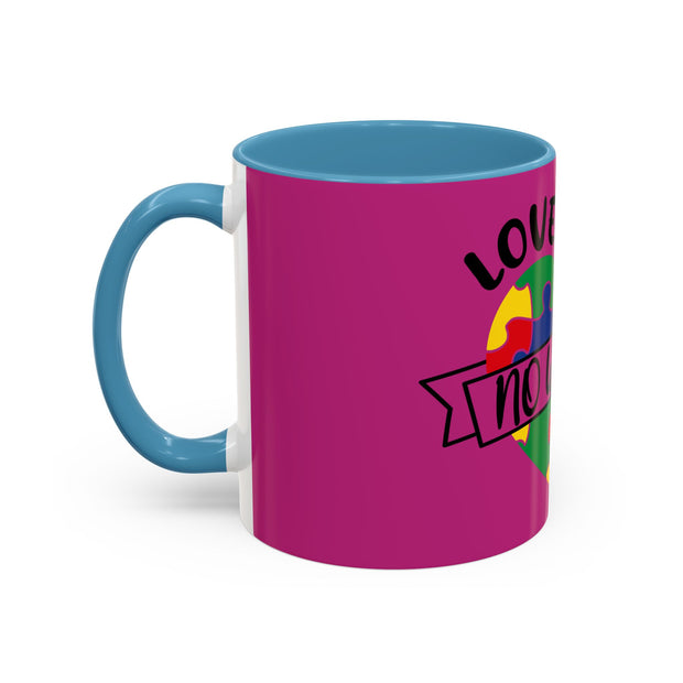 Accent Coffee Mug (11, 15oz)-Love Needs No Words