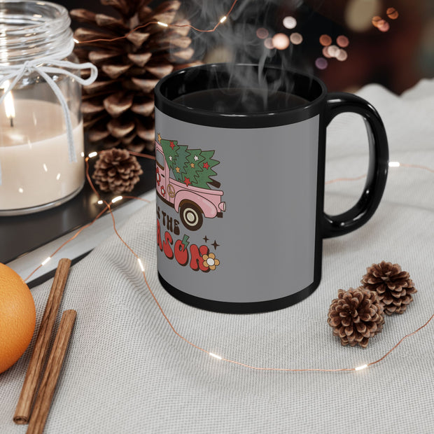 Black Mug (11oz, 15oz)-Tis the Season