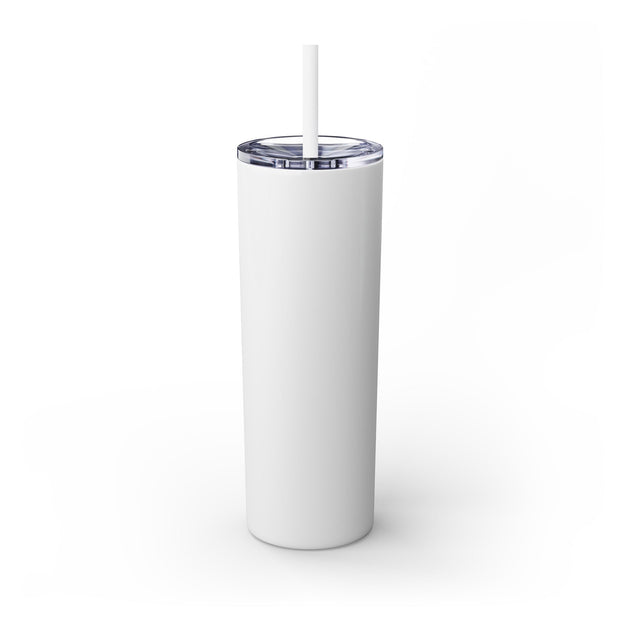 Thanksgiving Skinny Tumbler with Straw, 20oz - Festive Drinkware for Fall Celebrations, Reusable Travel Mug, Fall Decor Gift, Holiday [...]