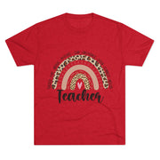 Leopard Print Teacher Tee, Inspirational Teacher Shirt, Gift for Educators, Back to School Outfit, Classroom Apparel, Unisex Shirt