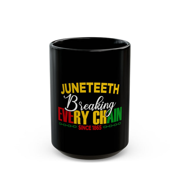 Black Mug (11oz, 15oz)-Juneteenth