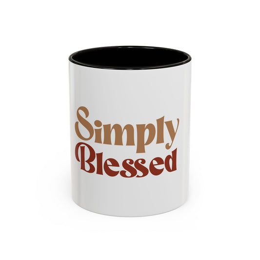 Simply Blessed Colorful Mugs-11oz and 15oz