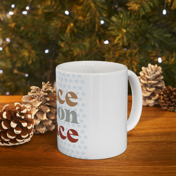 Grace Upon Grace Ceramic Mug - Perfect Gift for Winter & Holiday Celebrations