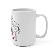 White Ceramic Mug for Mom 15oz