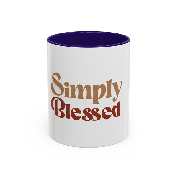 Simply Blessed Colorful Coffee Mug - 11oz & 15oz