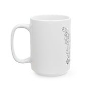 White Ceramic Mug,-Blessed Mama (11oz, 15oz)