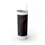 Skinny Tumbler with Straw, 20oz