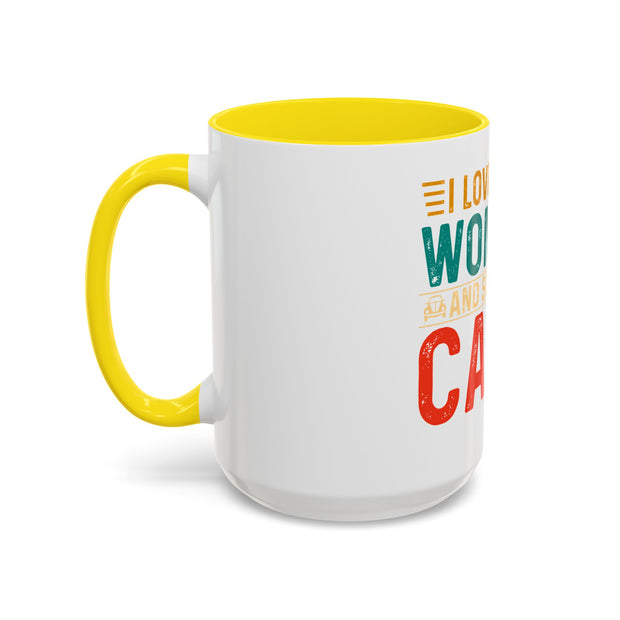 I Love One Woman and Several Cars Coffee Mug | Fun Gift for Car Lovers, Anniversary, Birthday, Personal Use, Home Decor