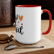 Thankful and Blessed Accent Mugs