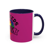 Accent Coffee Mug (11, 15oz)-Love Needs No Words