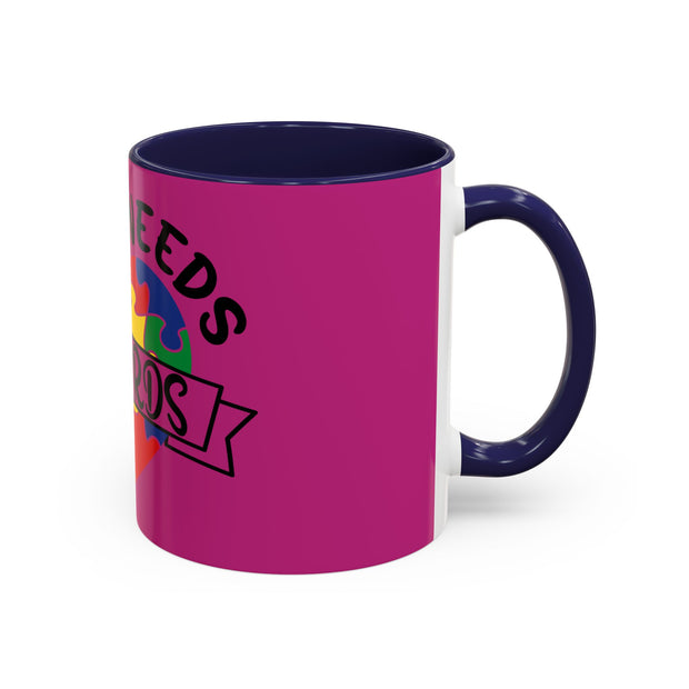 Accent Coffee Mug (11, 15oz)-Love Needs No Words