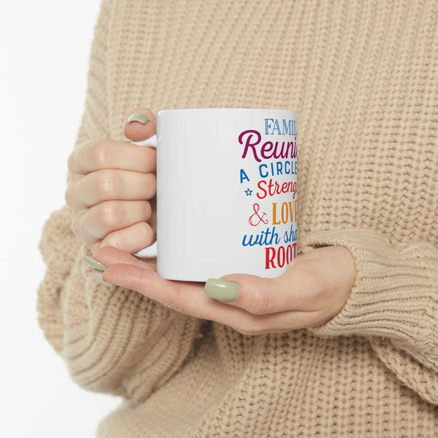 Family Reunion Ceramic Mug - Celebrate Togetherness | Perfect for Gatherings, Gift for Families, Coffee Lovers, Shared Memories