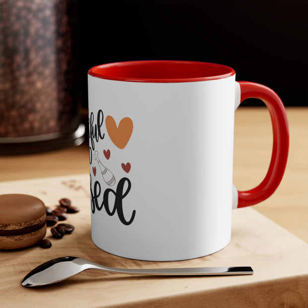 Thankful and Blessed Accent Mugs