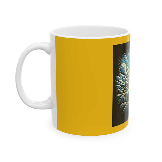Inspirational Ceramic Mug - With God All Things Are Possible, Coffee Cup, Christian Gift, Motivational Mug, Religious Home Decor
