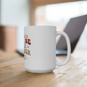 White Ceramic Mug 15oz-