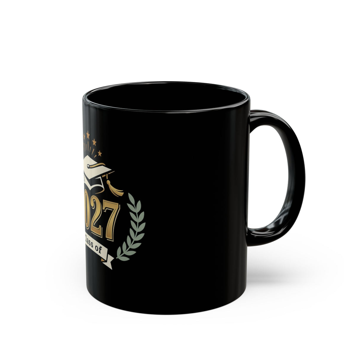Class of 2027 Graduation Mug — Black 11oz/15oz Coffee Cup