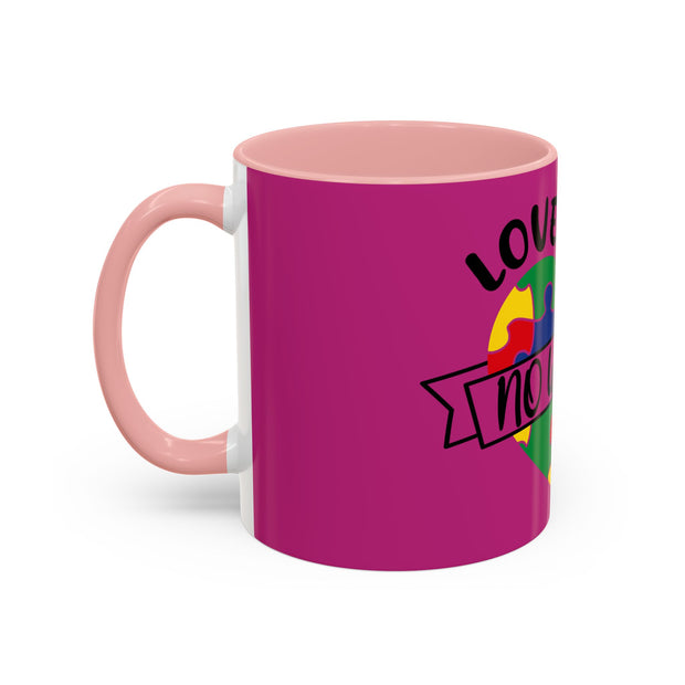 Accent Coffee Mug (11, 15oz)-Love Needs No Words