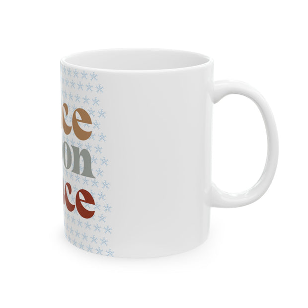 Grace Upon Grace Ceramic Mug - Perfect Gift for Winter & Holiday Celebrations