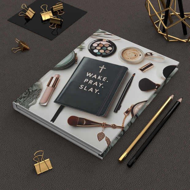 Inspiring Hardcover Journal for Daily Reflection, Wake Pray Slay Note-taking, Perfect Gift for Writers, Students, and Dreamers, [...]