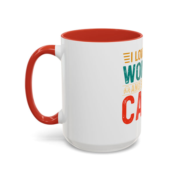 I Love One Woman and Several Cars Coffee Mug | Fun Gift for Car Lovers, Anniversary, Birthday, Personal Use, Home Decor