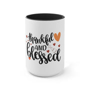 Thankful and Blessed Accent Mugs