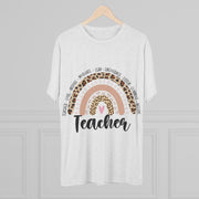 Leopard Print Teacher Tee, Inspirational Teacher Shirt, Gift for Educators, Back to School Outfit, Classroom Apparel, Unisex Shirt